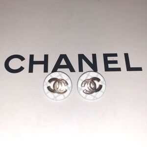 Antique Vintage Chanel buttons set of two
